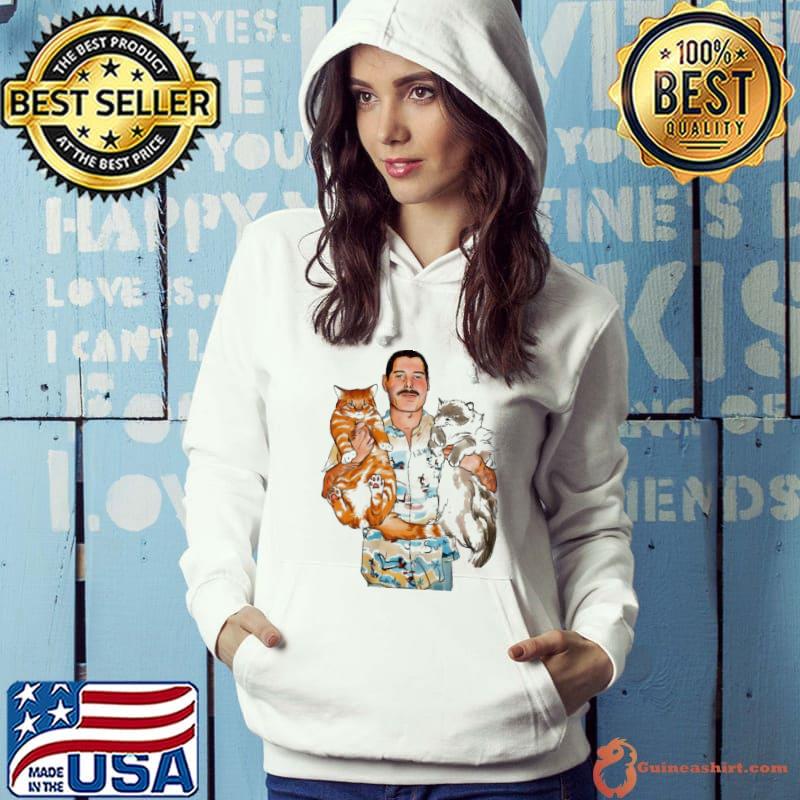 Freddie mercury cats drawing s Hoodie