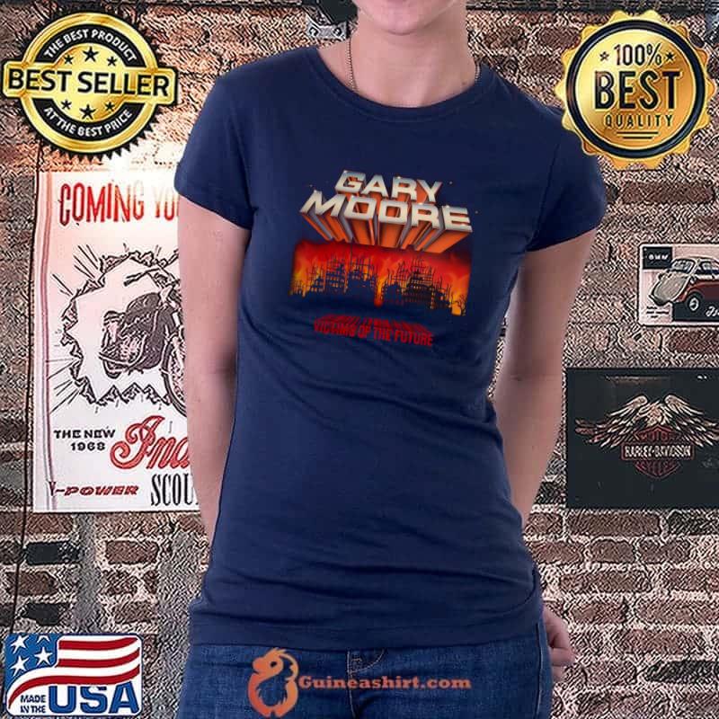 GARY MOORE THIN LIZZY victims of the future T-Shirt Ladiestee