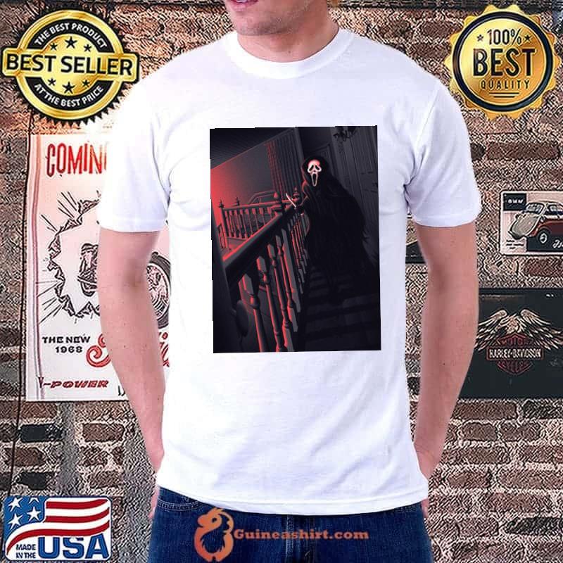 Ghostface scream movie poster shirt