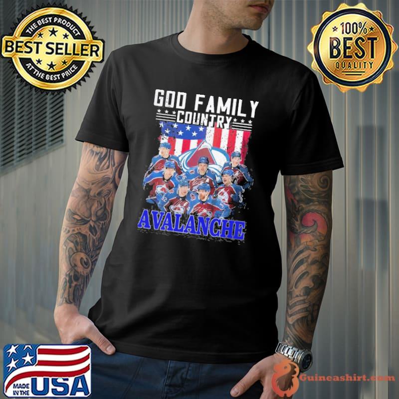 God family country avalanche signature hockey 2022 limited edition s Unisex