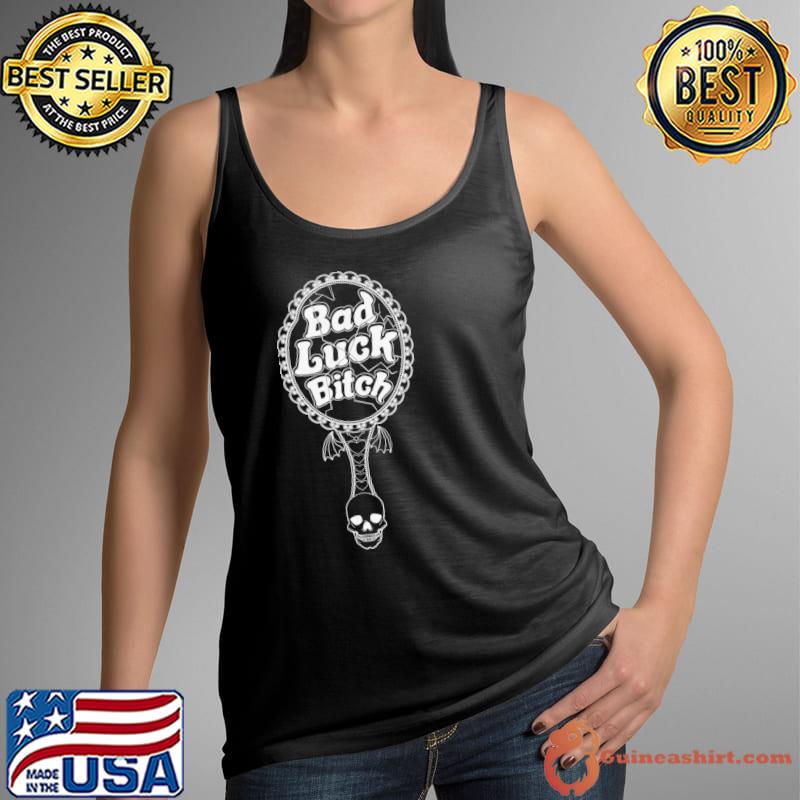 Gothic vanity hand mirror pastel goth bad luck bitch vintage s Tank Top
