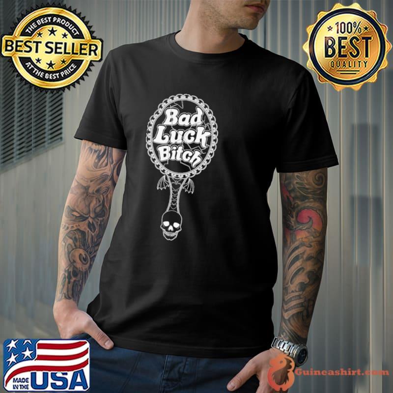 Gothic vanity hand mirror pastel goth bad luck bitch vintage s Unisex