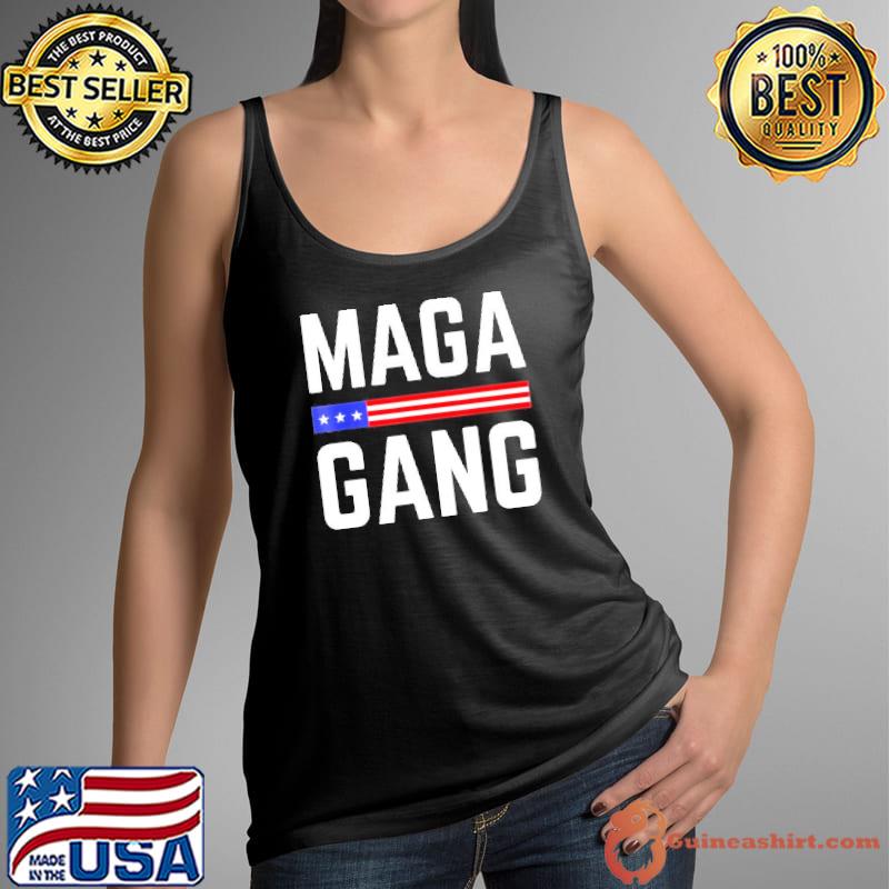 Grunge maga gang American flag s Tank Top