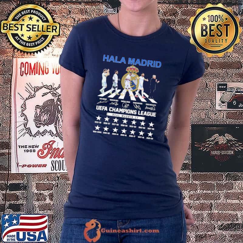 Hala Madrid UEFA Champions League Shirt Ladiestee