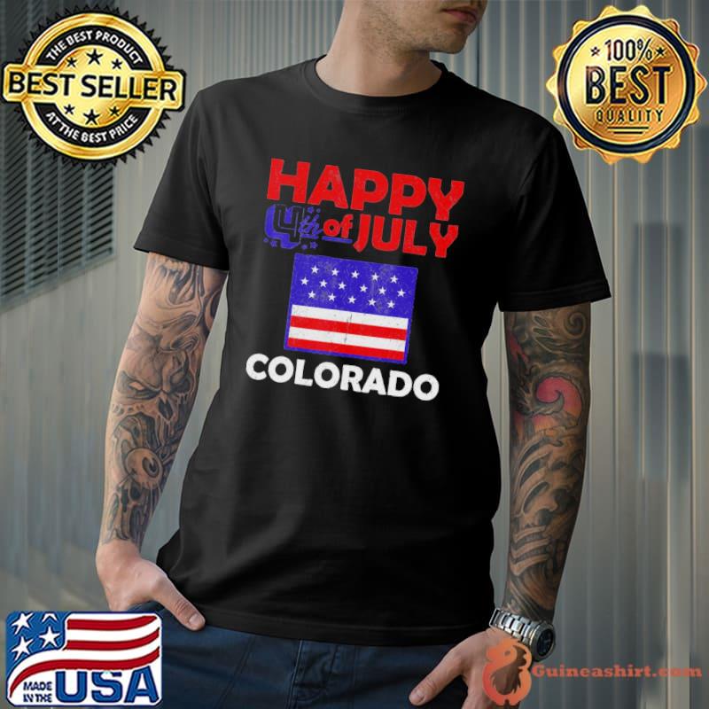 Happy 4th Of July Colorado Shirt