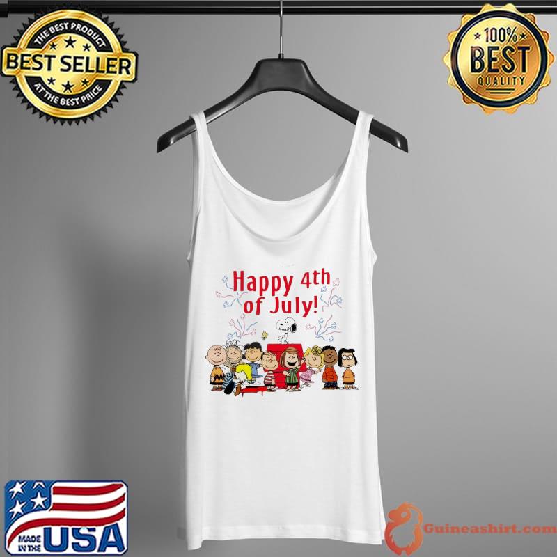 Happy 4th of july peanuts snoopy s Tank Top