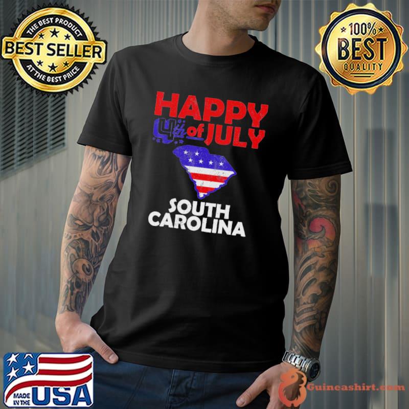 Happy 4th Of July sOuth Carolina Shirt