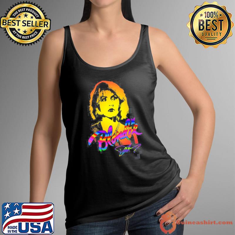 In sugest band blondie band graphic s Tank Top