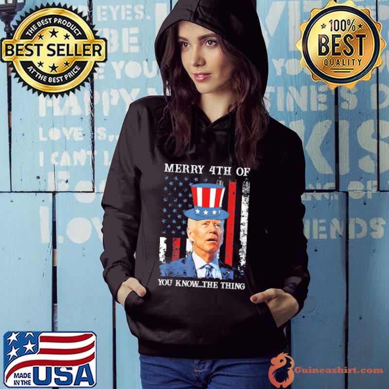 Joe Biden confused merry happy 4th of you know…the thing shirt