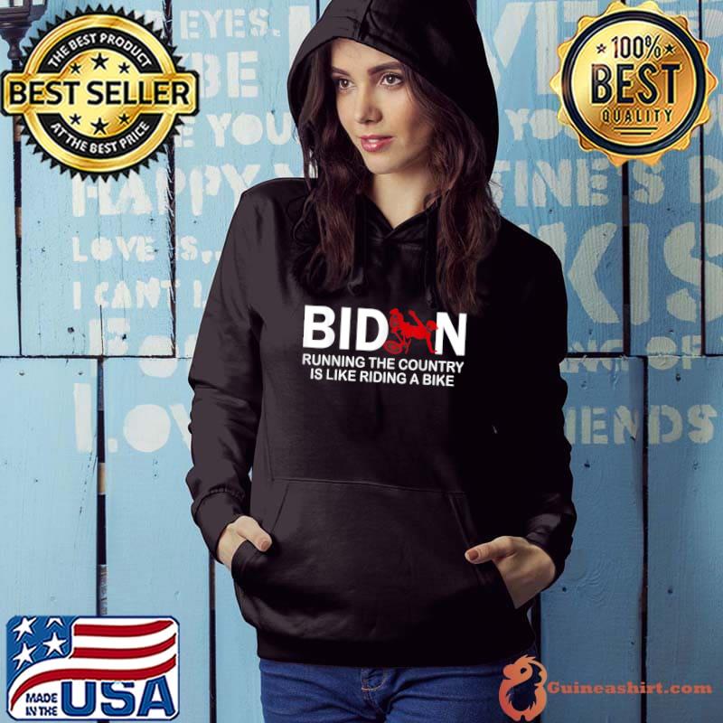 Joe Biden Falling With Biden Funny Ridin With Biden T-Shirt
