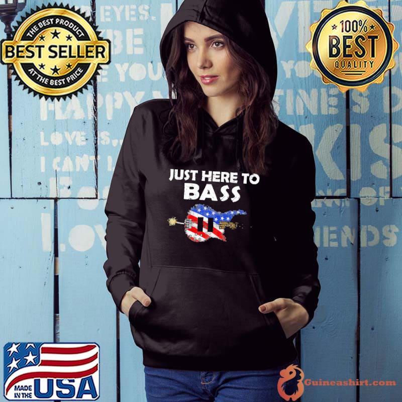 Just here to Bass America Flag Shirt