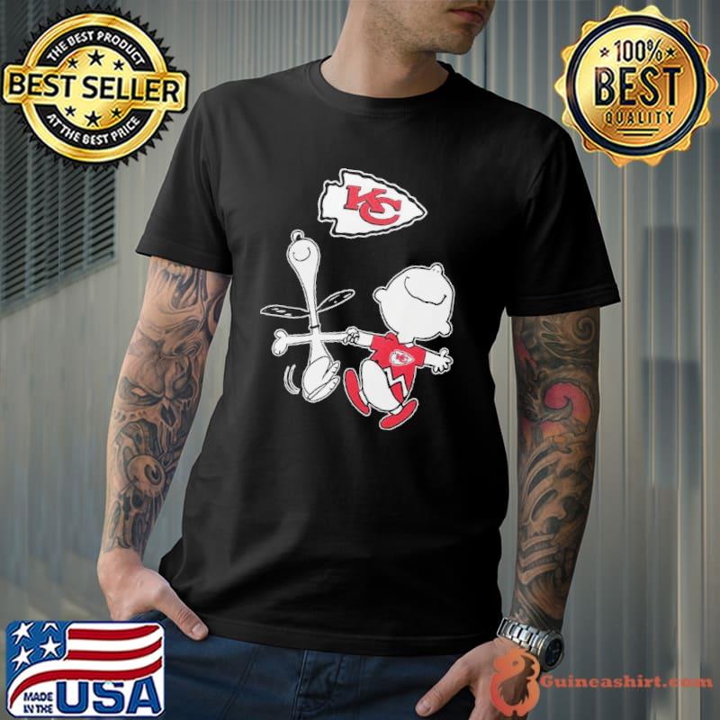 Kansas Chiefs Snoopy and charliebrown dancing s Unisex