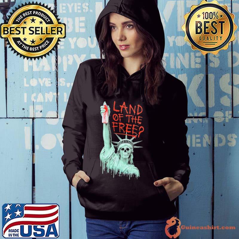 Land of the Free Skull Blood Shirt