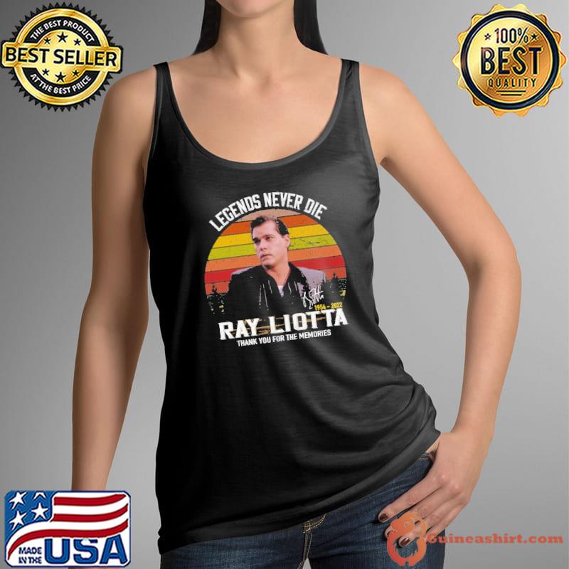Legends Never Die Ray Liotta Vintage Shirt Tank Top