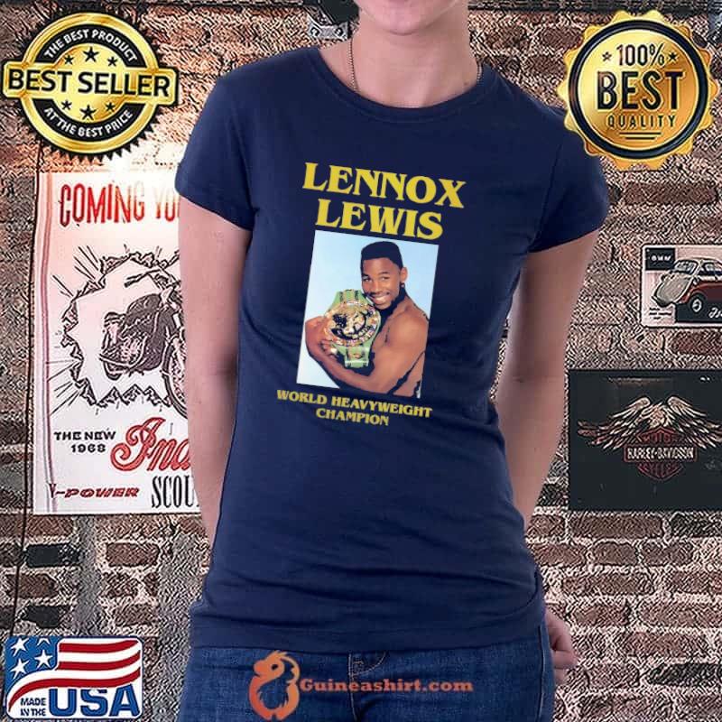 Lennox Lewis World Heavyweight Champions Shirt Ladiestee