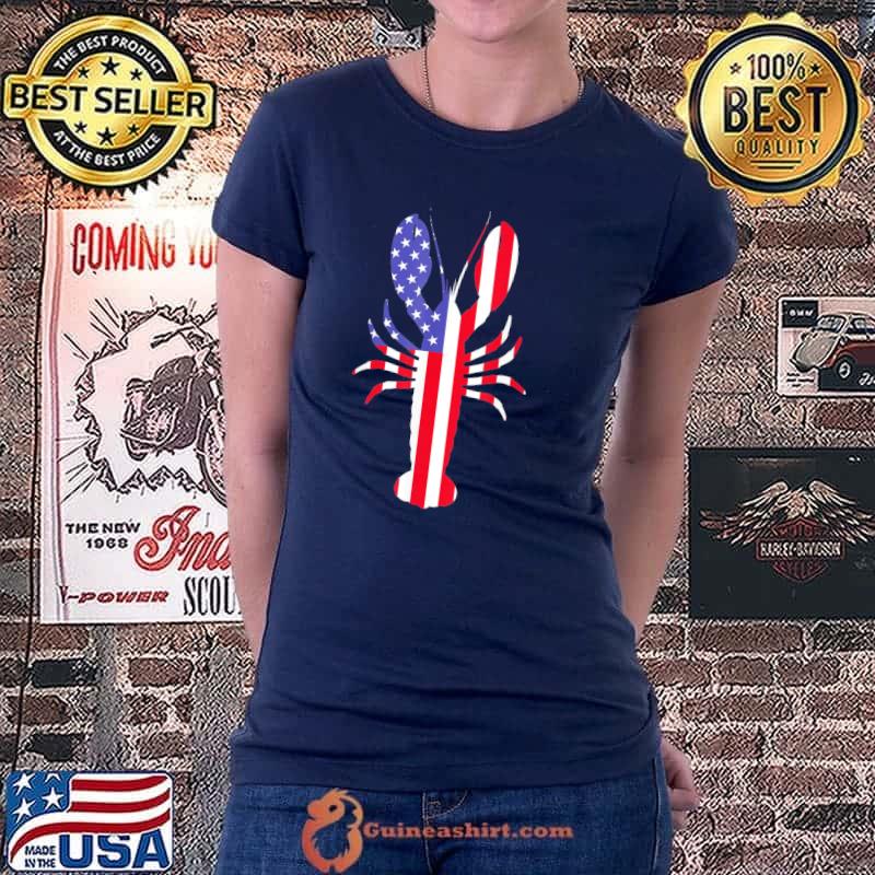 Lobster 4th of july American flag usa ocean lobster s Ladiestee