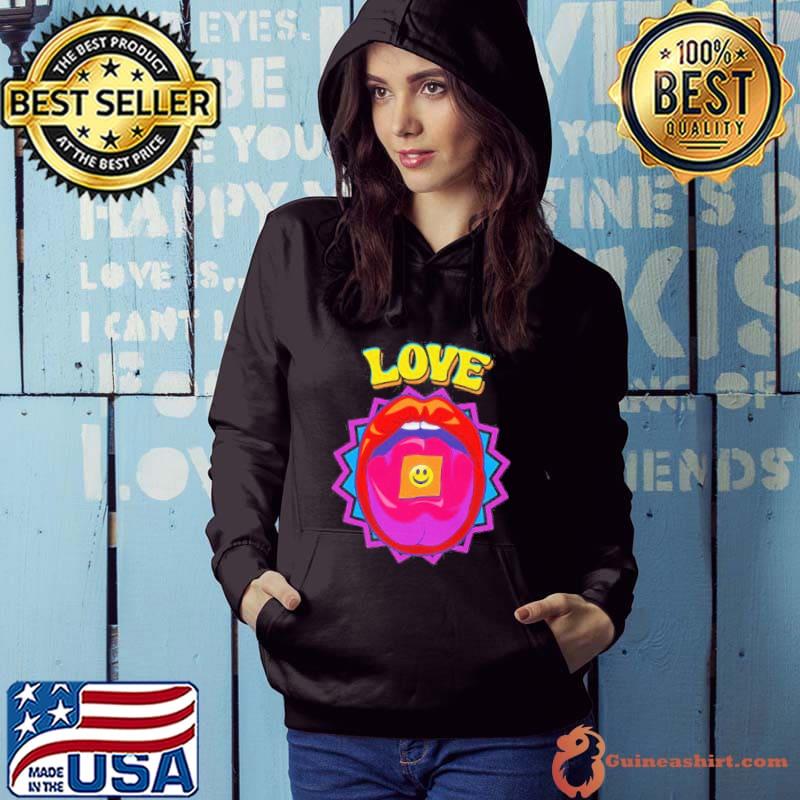 Love peace and love psychedelic hippie shirt