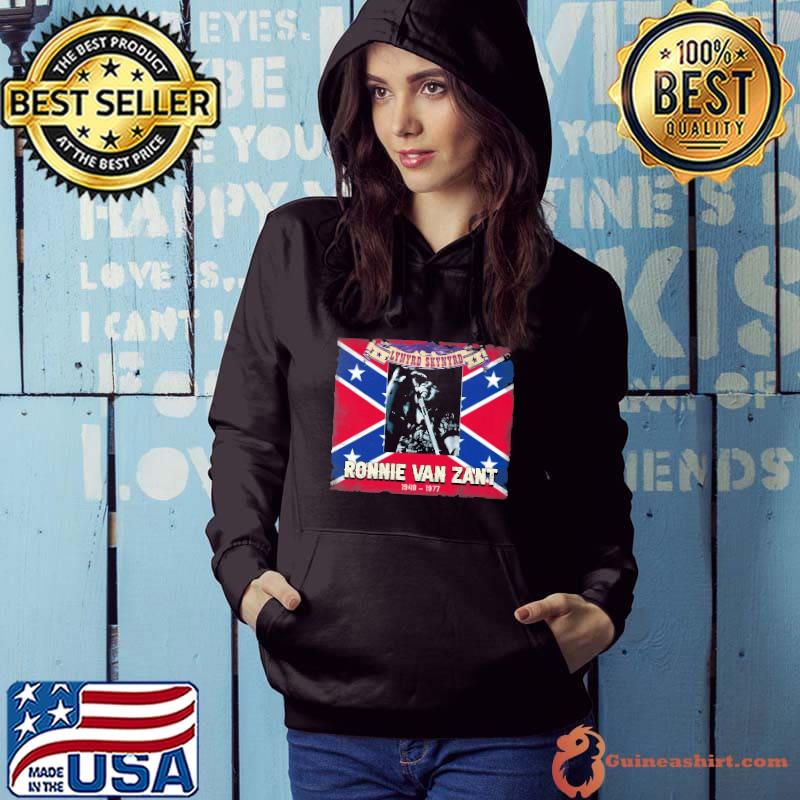 Lynyrd Skynyrd Ronnie Van Zant Flag Shirt