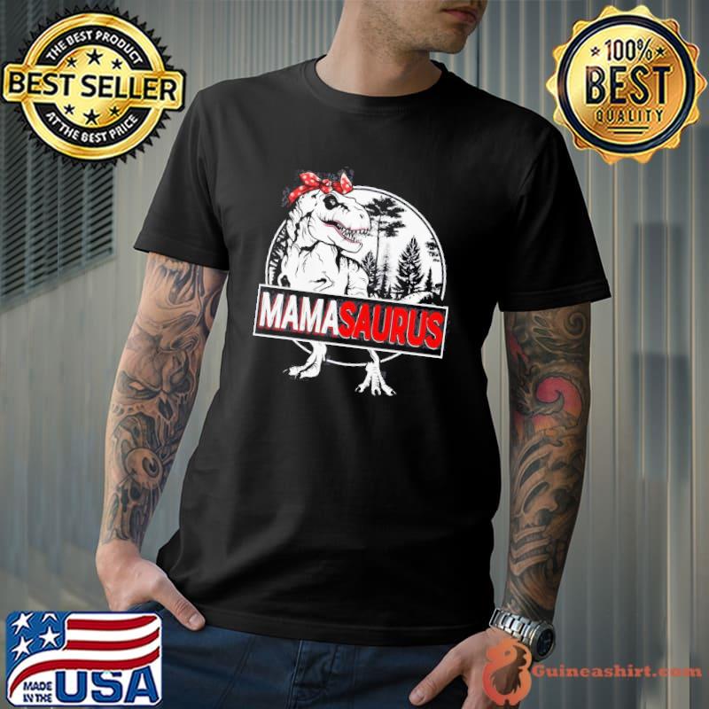 Mamasaurus mommy dinosaur trex poster mothers day shirt