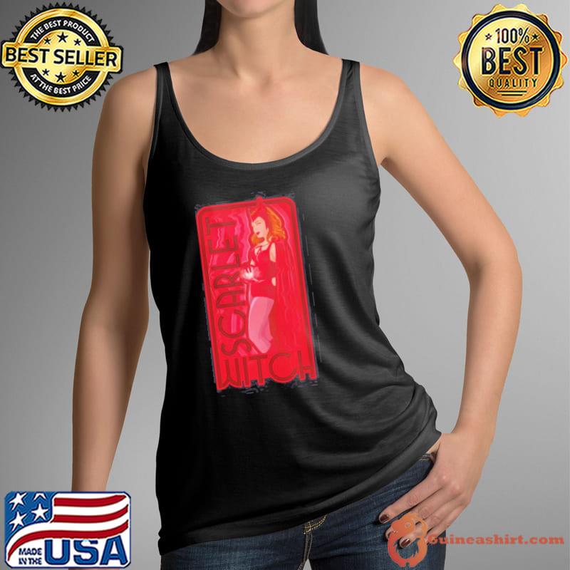 Marvel wandavision scarlet witch super hero s Tank Top