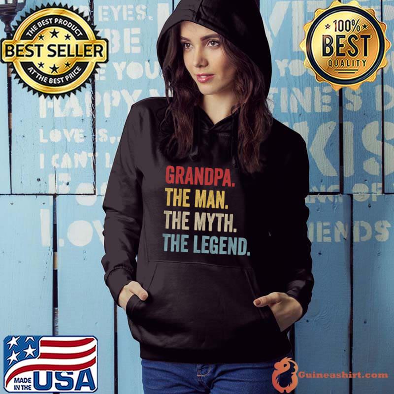 Mens GRANDPA THE MAN THE MYTH THE LEGEND Men Gift Father's Day T-Shirt
