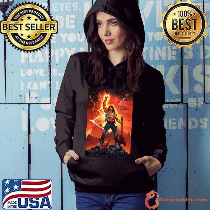 Metal dude eddie from stranger things 4 shirt