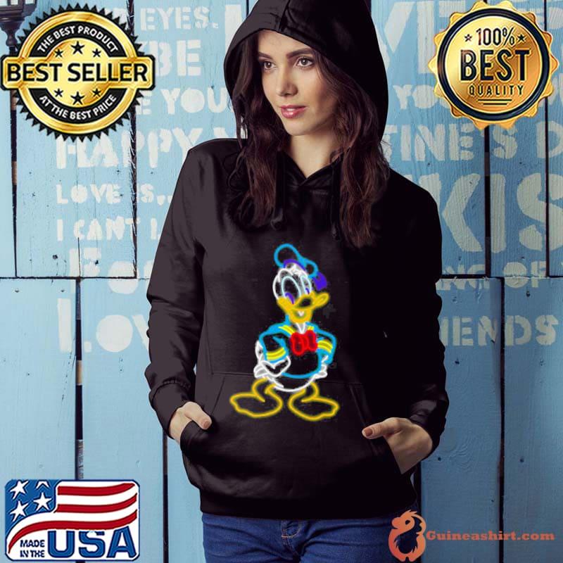 Neon Donald duck shirt