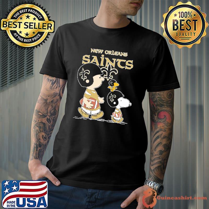 New orleans saints let's play Football together Snoopy NFL s Unisex