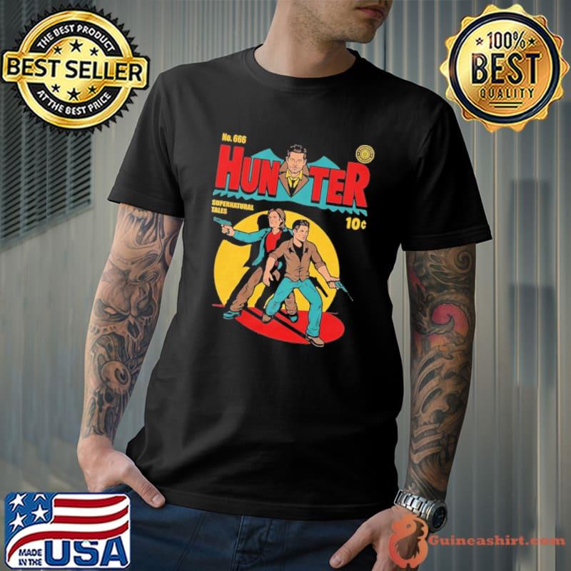 No 666 hunter comic supernatural tales supernatural winchesters brother graphic shirt