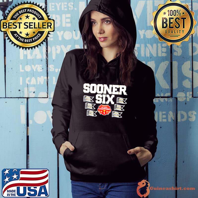 Oklahoma Sooners Softball Sooner Six National Champions Shirt