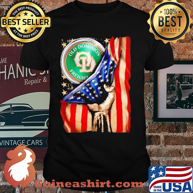 Old Dominion Freight Line American Flag Shirt