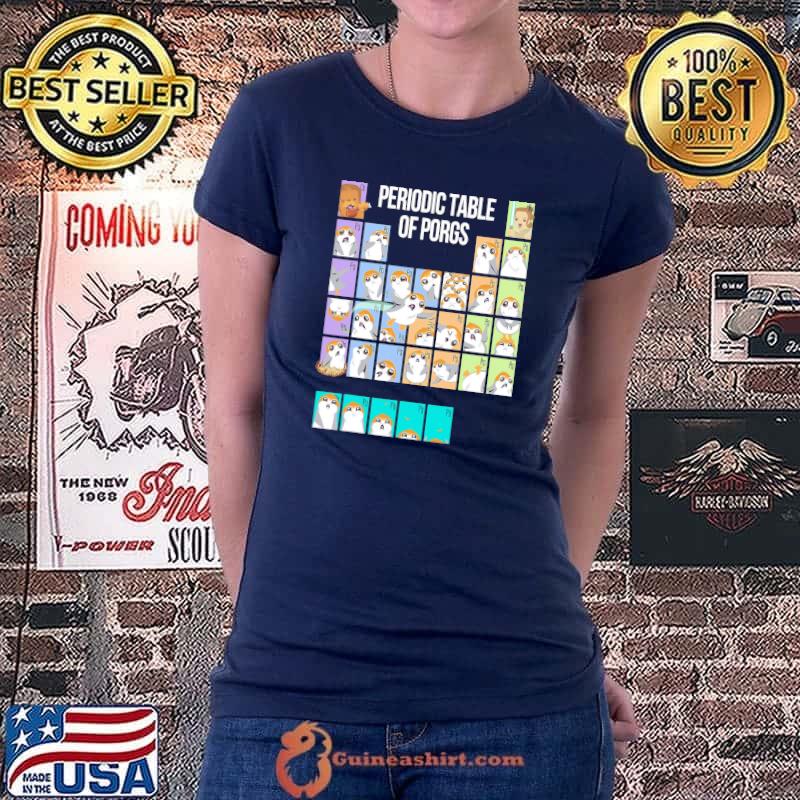 Periodic table of porgs cute group Star wars s Ladiestee
