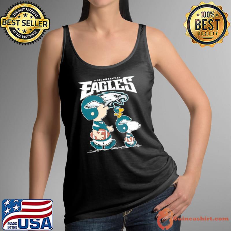 Philadelphia eagles let's play Football together Snoopy NFL s Tank Top