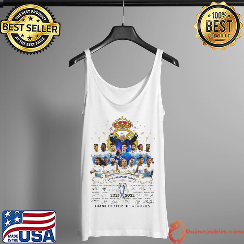 Real Madrid 2021 2022 Thank You For The Memories s Tank Top