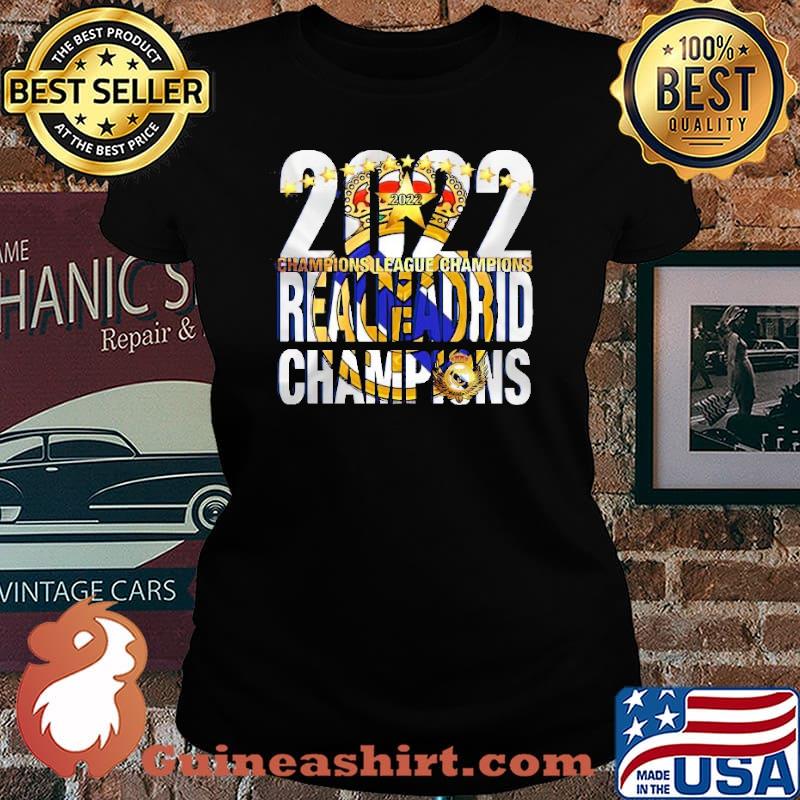 Real madrid 2022 team champions league shirt