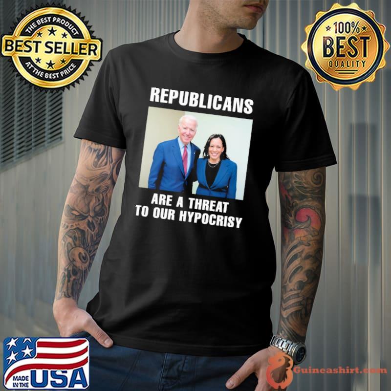 Republicans are a threat to our hypocrisy biden shirt