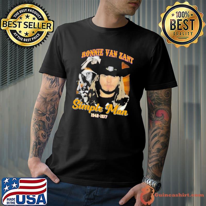 Ronnie Van Zant Be A Simple Man Shirt Unisex
