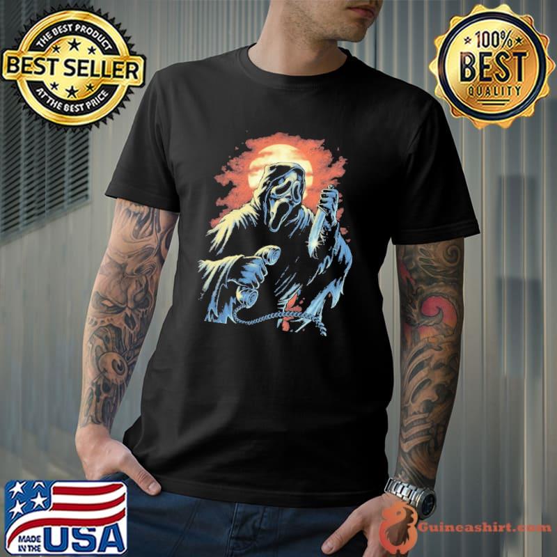 Scream ghostface art moon telephone s Unisex