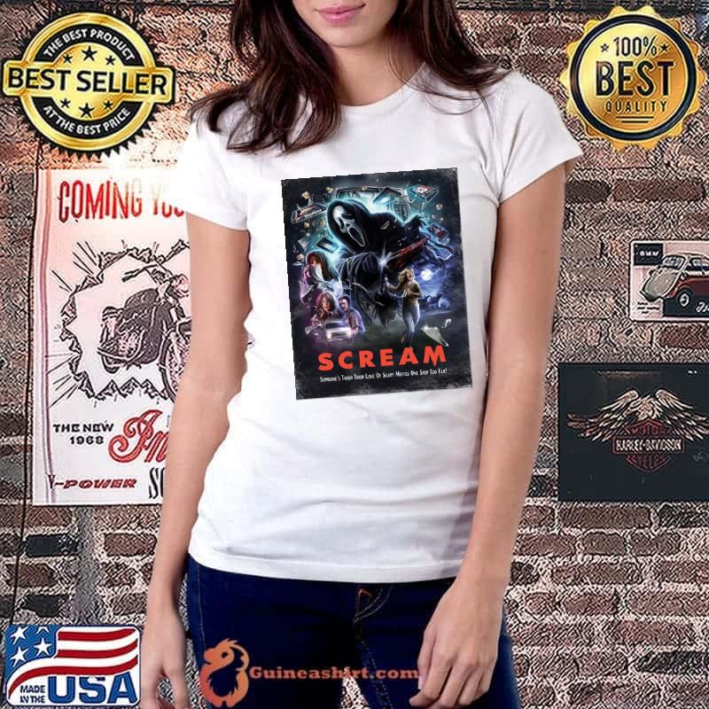 Scream someone's taken their love of scary movies one step poster s Ladiestee