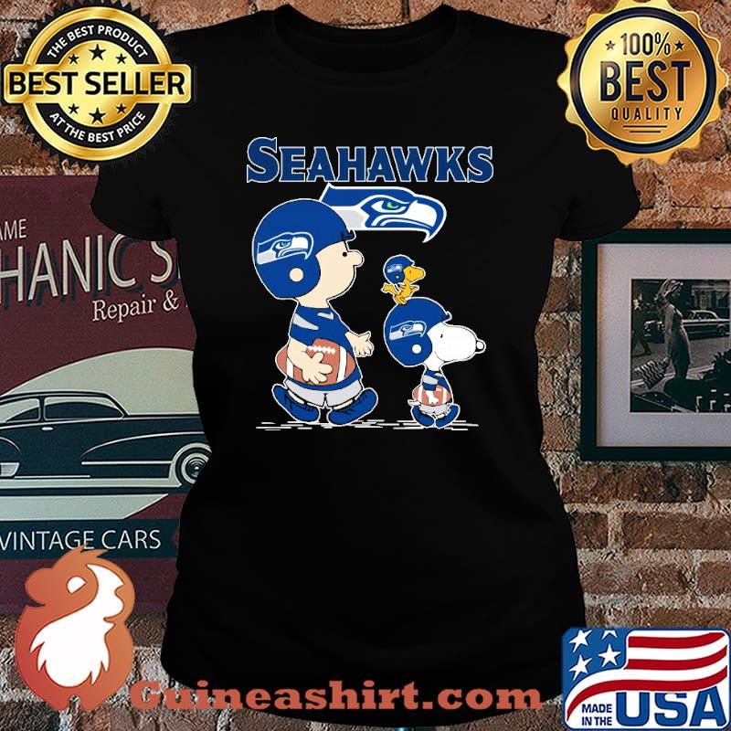Seattle Seahawks let's play Football together Snoopy NFL shirt