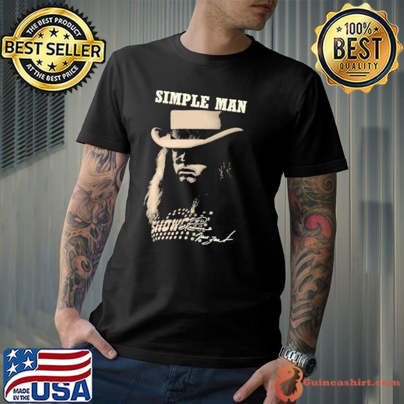 Simple Man Ronnie Van Zant Shirt Unisex