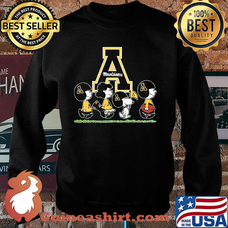 Snoopy the Peanuts cheer for the appalachian state mountaineers ncaa s Sweater