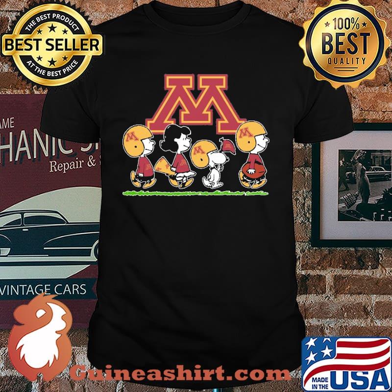 Snoopy The Peanuts Cheer For The Minnesota Golden Gophers NCAA Shirts Unisex