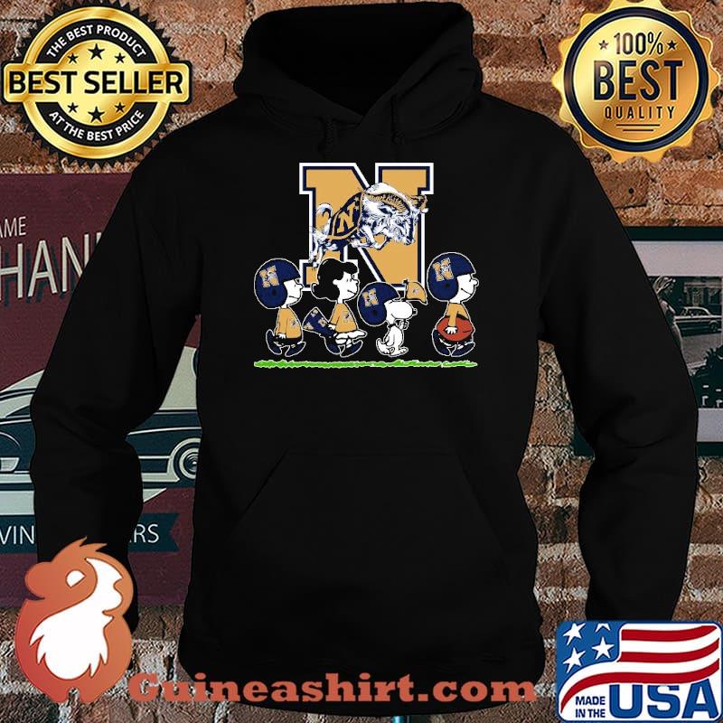 Snoopy the Peanuts cheer for the navy midshipmen ncaa s Hoodie