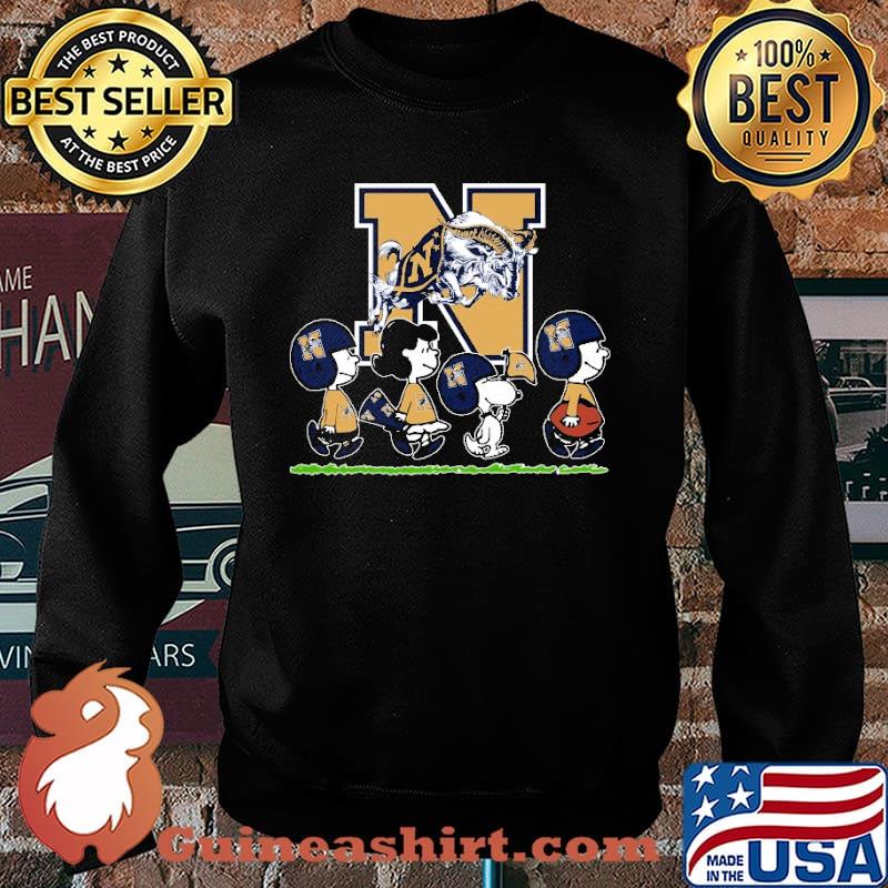 Snoopy the Peanuts cheer for the navy midshipmen ncaa s Sweater