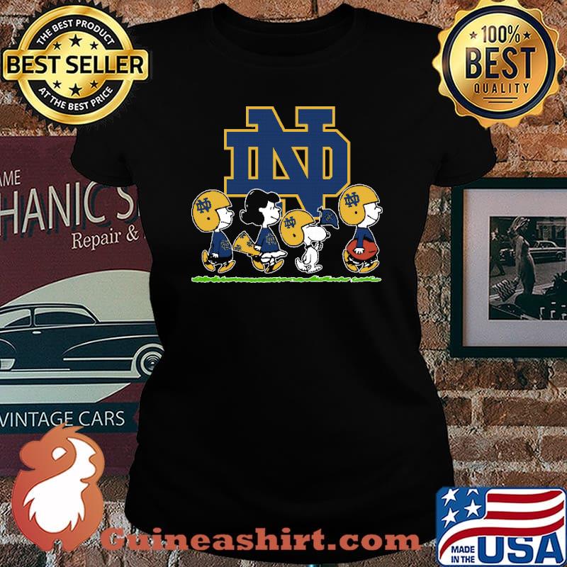 Snoopy the Peanuts cheer for the notre dame fighting irish ncaa shirt