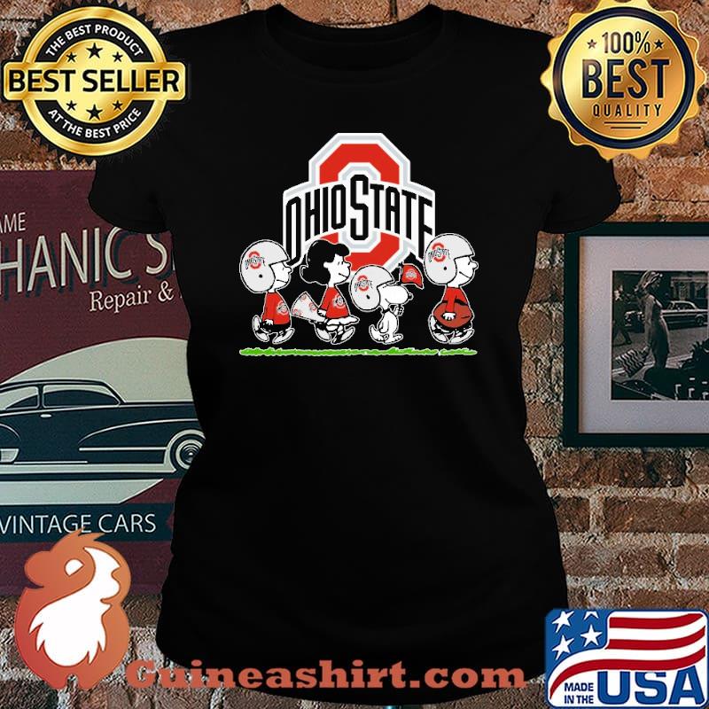 Snoopy the Peanuts cheer for the Ohio state buckeyes ncaa shirt