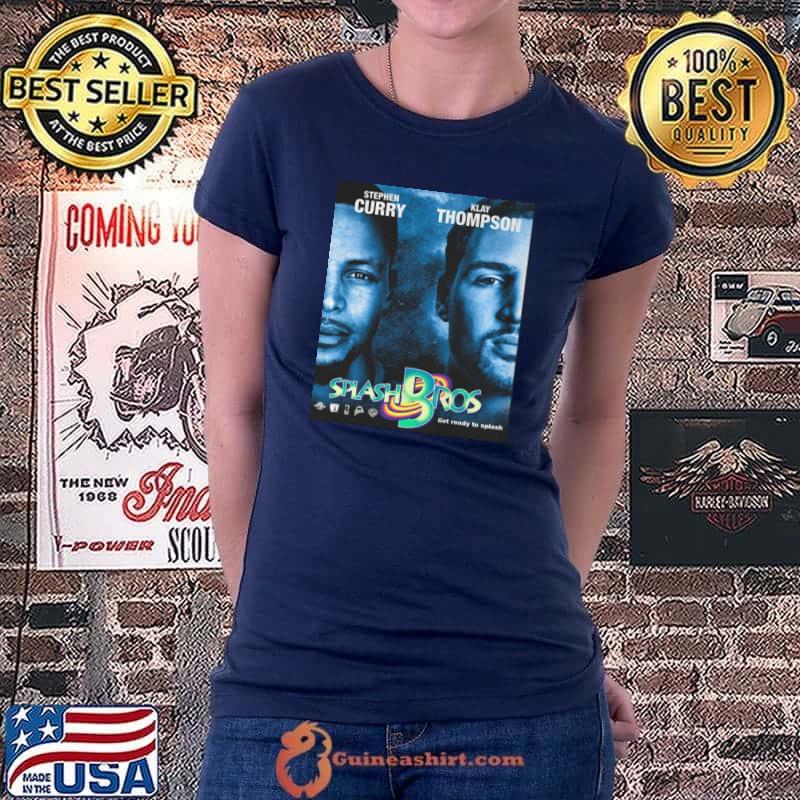 Stephen Curry Klay Thompson Splash Bros Shirt Ladiestee