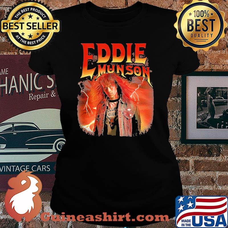 Stranger things 4 characters eddie munson fan gift shirt