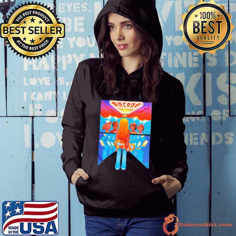 Stranger things fan art arcade group comic poster shirt